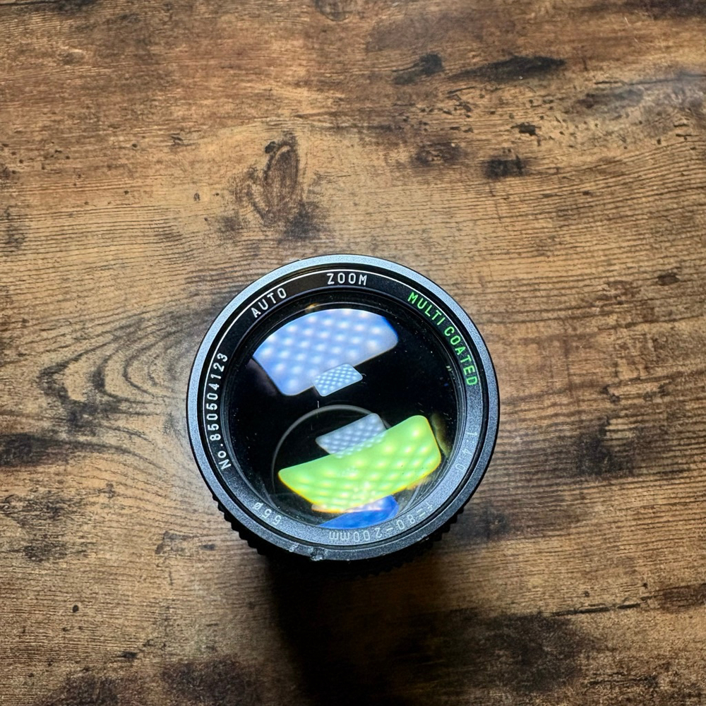 Sears Auto Zoom Multi Coated Camera Lens One Size Black